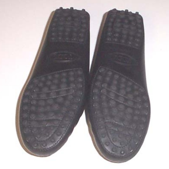 NEW TOD'S blk studded loafers Moccasin 36.5 - Picture 4 of 5